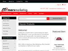 Tablet Screenshot of mars-marketing.com